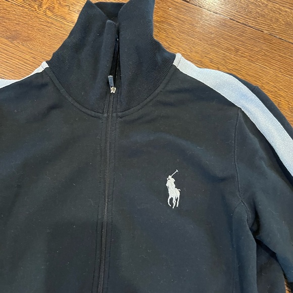 Ralph Lauren Glitter Stripe Zip Sweater - Picture 3 of 7